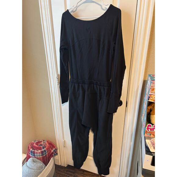 FP Movement Black Jumpsuit Sporty Athleisure Comfy Warm - Picture 2 of 5